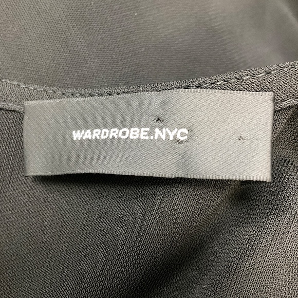 WARDROBE.NYC BLACK SHEATH MINI DRESS - Picture 4 of 8